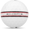 image:imageWILSON 2025 Duo Soft Golf Balls  12 BallsWhiteRed Stripe