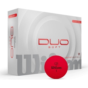image:imageWILSON 2025 Duo Soft Golf Balls  12 BallsRed