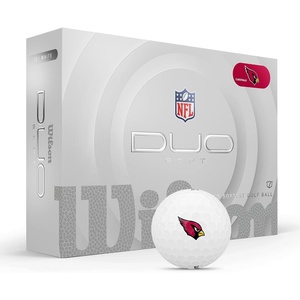 image:imageWILSON 2025 Duo Soft NFL Golf Ball  12 Balls White Multiple TeamsArizona Cardinals