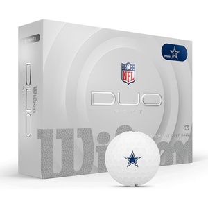image:imageWILSON 2025 Duo Soft NFL Golf Ball  12 Balls White Multiple TeamsDallas Cowboys
