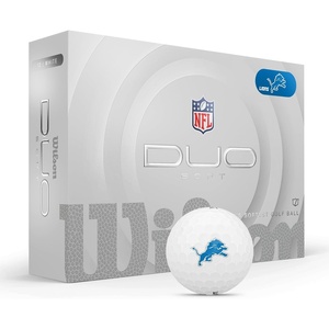 image:imageWILSON 2025 Duo Soft NFL Golf Ball  12 Balls White Multiple TeamsDetroit Lions