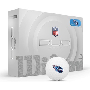 image:imageWILSON 2025 Duo Soft NFL Golf Ball  12 Balls White Multiple TeamsTennessee Titans