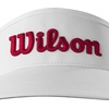 image:imageWILSON Mens Tour Golf Visor  WhiteRed