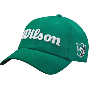 image:imageWILSON Pro Tour Golf Hat  Men Women and Junior SizesGreenWhite