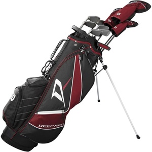 image:imageWilson Complete Set with Stand BagBlackDeep RedGrey