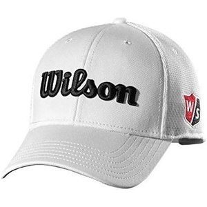 image:imageWilson Staff Golf Hat Flat BrimCurved BrimVisorWhite