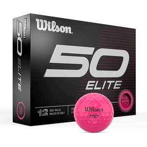 image:imageWILSON Fifty Elite 12 Pack Golf BallsPink