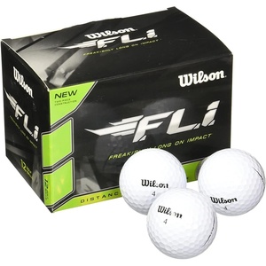 image:imageWilson Staff FLI Golf Balls Pack of 12 White12 Count