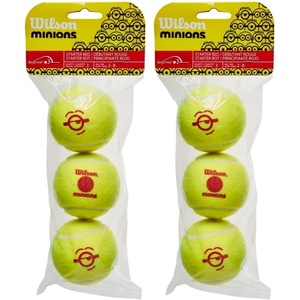 image:imageWILSON Minions Youth Tennis Balls  Stage 1 2 and 3Standard Pack of 2