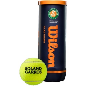 image:imageWILSON Roland Garros Clay Tennis Ball  3 Ball Cangelb