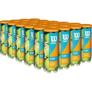image:imageWilson Profile All Court Tennis Balls  Single Can 4 Cans 12 Balls 24 Cans 72 BallsYellow