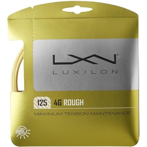 image:imageLuxilon 4G Rough 125 Tennis String  Set Gold