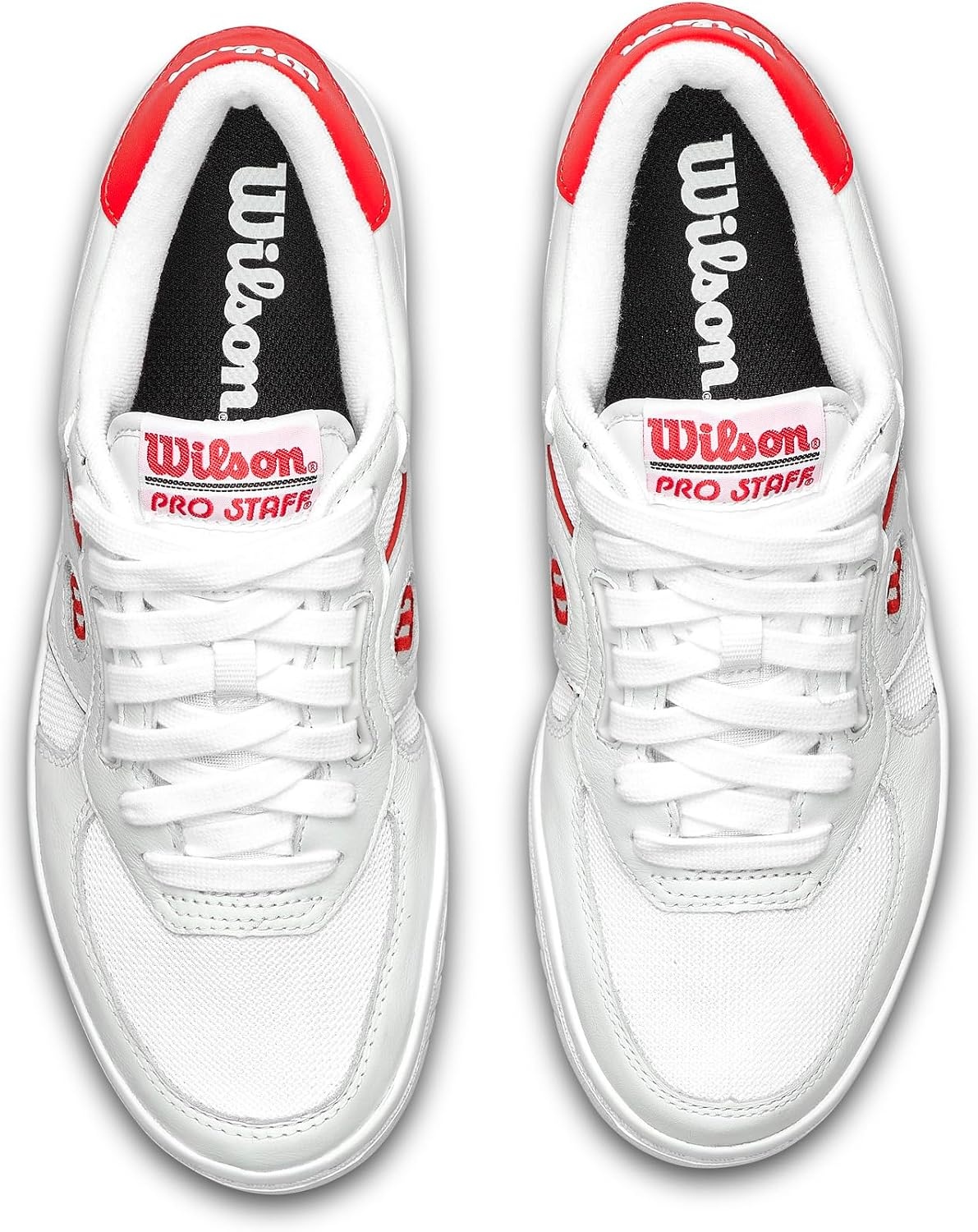image:imageWILSON Unisex Adult Pro Staff 87 Mesh Lifestyle Tennis Shoes  Multiple Sizes  ColorsWhiteWhiteInfrared