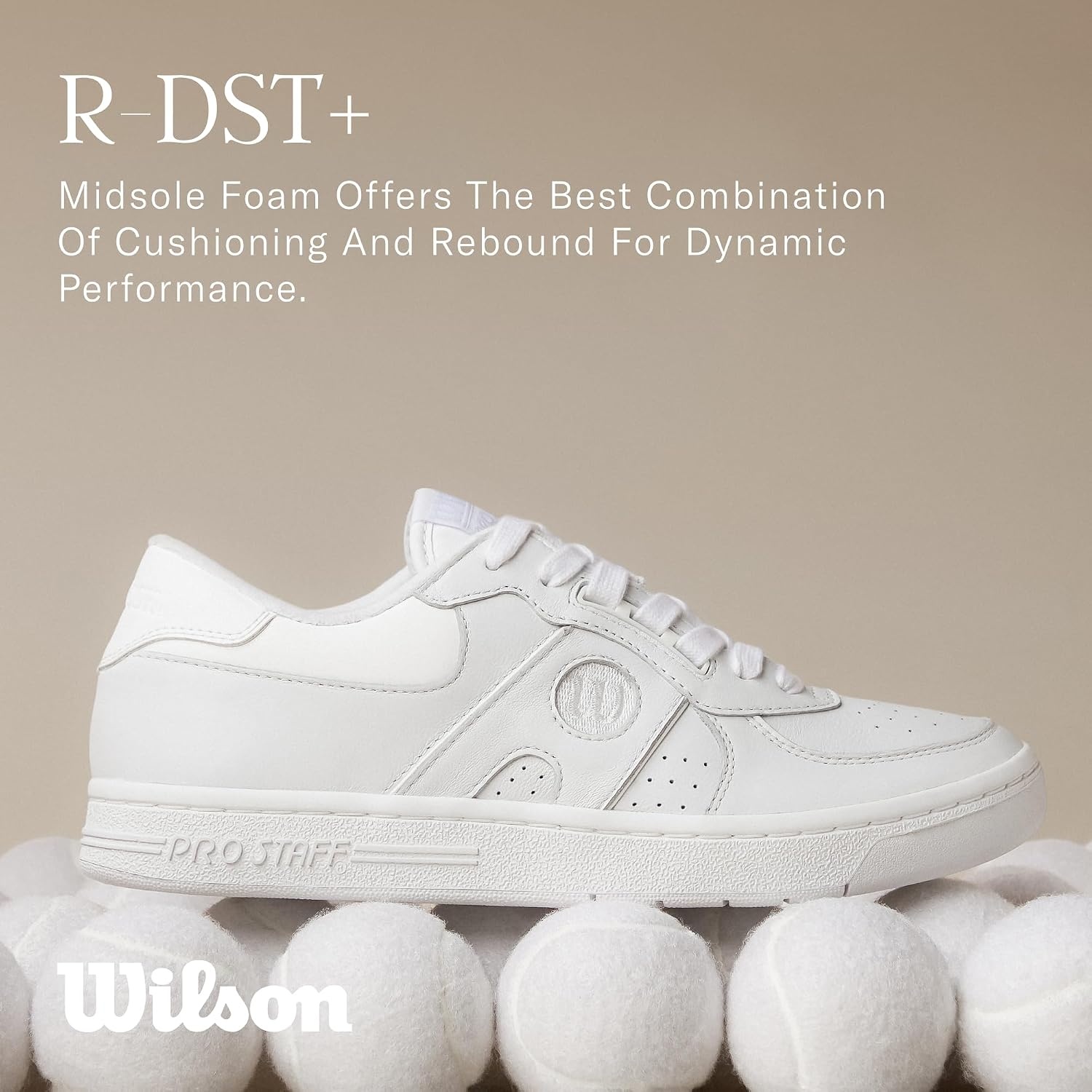 image:imageWILSON Unisex Adult Pro Staff 87 Mesh Lifestyle Tennis Shoes  Multiple Sizes  ColorsWhiteWhiteWhite