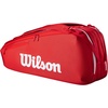 image:imageWILSON 2025 Super Tour Red Tennis Racket BagsRacket Bag  Holds up to 6 Rackets