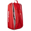 image:imageWILSON 2025 Super Tour Red Tennis Racket BagsRacket Bag  Holds up to 9 Rackets