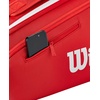 image:imageWILSON 2025 Super Tour Red Tennis Racket BagsRacket Bag  Holds up to 9 Rackets