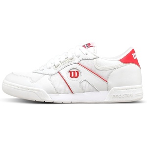 image:imageWILSON Womens Pro Staff Mesh 87 Shoe Lightweight Retro Court Sneakers Breathable TennisInspired ShoesWhiteWhiteInfrared