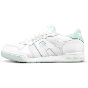 image:imageWILSON Womens Pro Staff Mesh 87 Shoe Lightweight Retro Court Sneakers Breathable TennisInspired ShoesWhiteWhiteSurf Spray