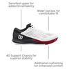 image:imageWILSON Mens Rush Pro Ace Tennis ShoesWhiteBlackPoppy Red