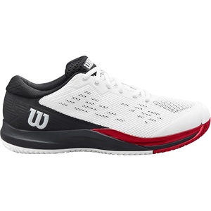 image:imageWILSON Mens Rush Pro Ace Tennis ShoesWhiteBlackPoppy Red