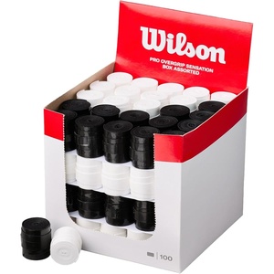 image:imageWILSON Sensation Pro Tennis Racquet Over Grip WhiteBlackWhite