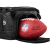 image:imageWilson ThreeBall Sideline Football Bag  BlackSignature Football Backpack