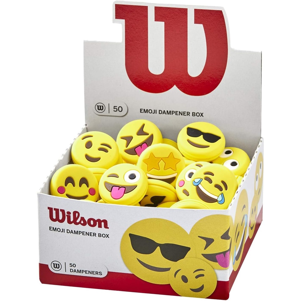 image:imageWilson Tennis Racket Dampeners  Multiple Styles  ColorsEmoji Assortment