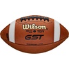 image:imageWILSON GST Leather Game Footballs  Multiple Sizes  SylesBrown