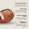 image:imageWILSON GST Leather Game Footballs  Multiple Sizes  SylesBrown