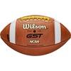 image:imageWILSON GST Leather Game Footballs  Multiple Sizes  SylesBrownYellow
