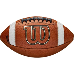 image:imageWILSON GST Leather Game Footballs  Multiple Sizes  SylesBrown