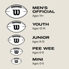 image:imageWILSON NFL Junior Splash Waterproof Pool  Beach Football for Adults  Kids