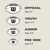 image:imageWILSON Official NFL Ignition Footballs  Multiple Styles  SizesBrownBlack