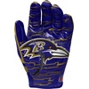 image:imageWilson NFL Stretch Fit Football Gloves  Youth and Adult SizesBaltimore Ravens