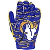 image:imageWilson NFL Stretch Fit Football Gloves  Youth and Adult SizesLos Angeles Rams