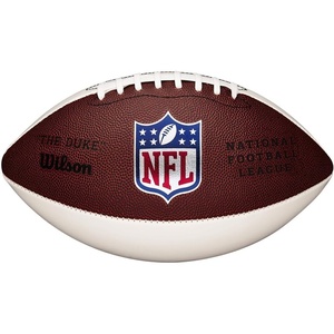 image:imageWILSON Mini  Official NFL Duke Footballs  Multiple StylesWhiteBrown