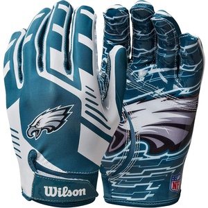 image:imageWilson NFL Stretch Fit Football Gloves  Youth and Adult SizesPhiladelphia Eagles