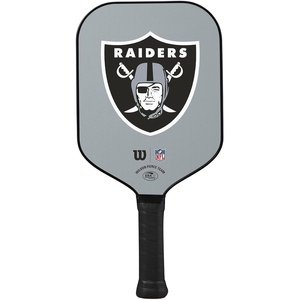 image:imageWilson NFL Collection Fierce Team Pickleball Paddles  Grip Size 24 14Las Vegas Raiders