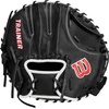 image:imageWilson Trainer Baseball Gloves  BlackRedBlackRed