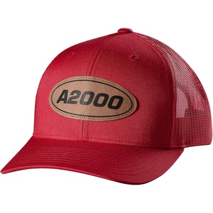 image:imageWILSON A2000 Leather Patch Snapback HatScarlet