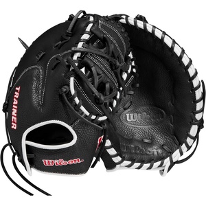 image:imageWilson Trainer Baseball Gloves  BlackRedBlackRed