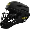 image:imageWILSON BaseballSoftball Pro Stock Umpire Helmet  Black 77 12