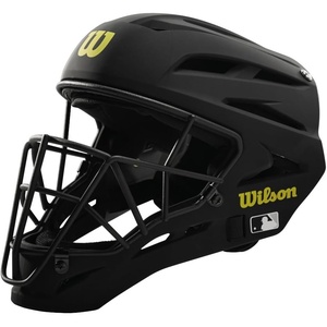 image:imageWILSON BaseballSoftball Pro Stock Umpire Helmet  Black 77 12