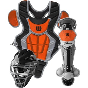 image:imageWilson C200 Youth 3PIECE Catchers Gear SetBlackOrange
