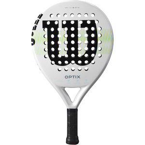 image:imageWilson Optix V1 Padel Rackets  Grip Size 24 14WhiteGreen