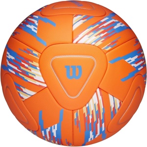 image:imageWilson NCAA Vanquish Soccer BallsOrangeBlueWhite