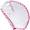 image:imageWilson  A1000  Adult  Youth  Softball  Fastpitch Glove  MittWhite  Flamingo Pink  Cool Blue