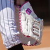 image:imageWilson  A1000  Adult  Youth  Softball  Fastpitch Glove  MittWhite  Flamingo Pink  Cool Blue