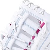 image:imageWilson  A1000  Adult  Youth  Softball  Fastpitch Glove  MittWhite  Flamingo Pink  Cool Blue